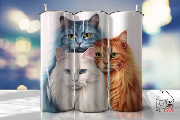 3 Cats Tumbler Wrap 2