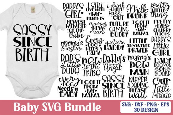 30 Baby SVG Bundle