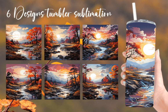 Autumn Atmosphere Tumbler Sublimation
