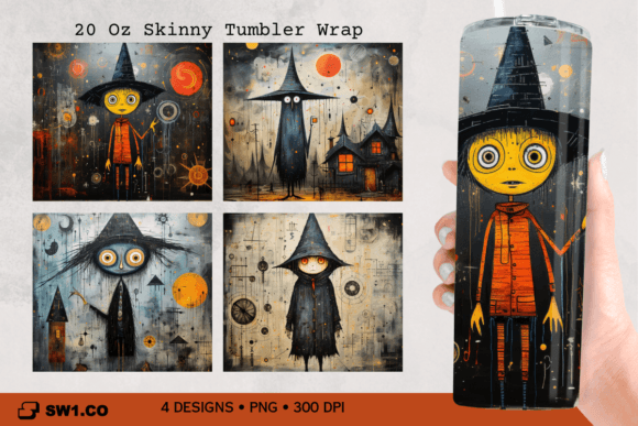 Child Wizard Tumbler Sublimation Wrap