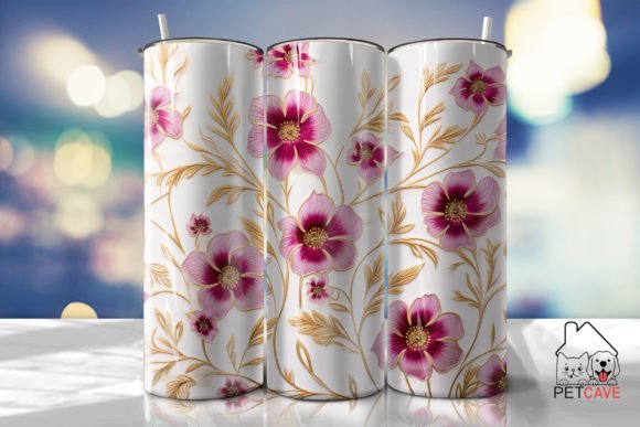 Flower Tumbler 20oz 7