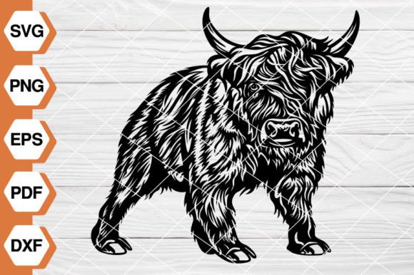 Highland Cow SVG EP-124