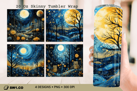 Mysterious Forest Tumbler Sublimation
