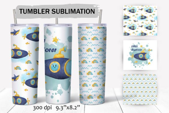 Submarine Tumbler Wraps