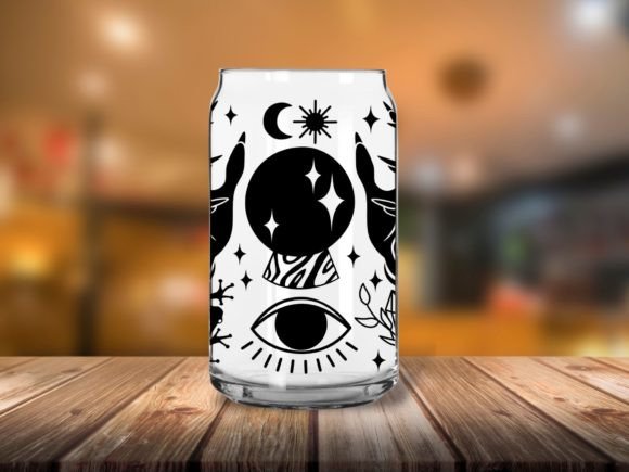 Witchy Glass Cup Wrap
